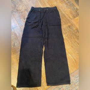 Cozy chic coulette black pant